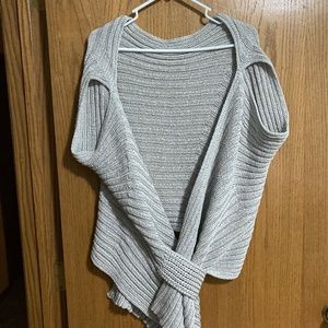 Gray boutique sweater one size